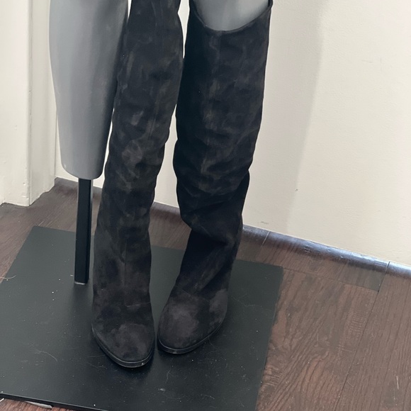 Vince slouch suede boots - Picture 2 of 4